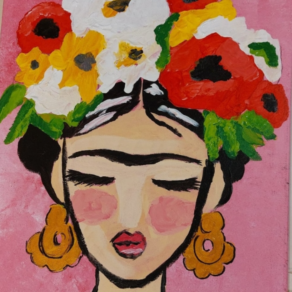 Schilderen in de stijl van Frida Kahlo